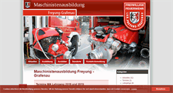 Desktop Screenshot of maschinistenausbildung-frg.de